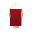 Fanion table drapeau maroc en polyester