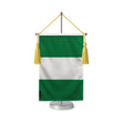 Fanion table drapeau nigeria en polyester
