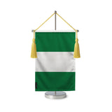 Fanion table drapeau nigeria en polyester