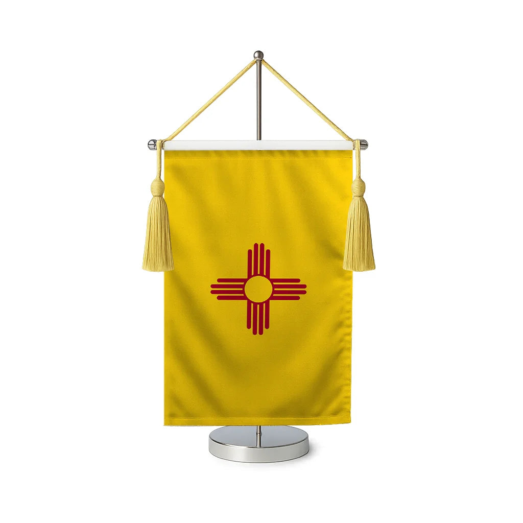 Fanion table drapeau nouveau-mexique en polyester