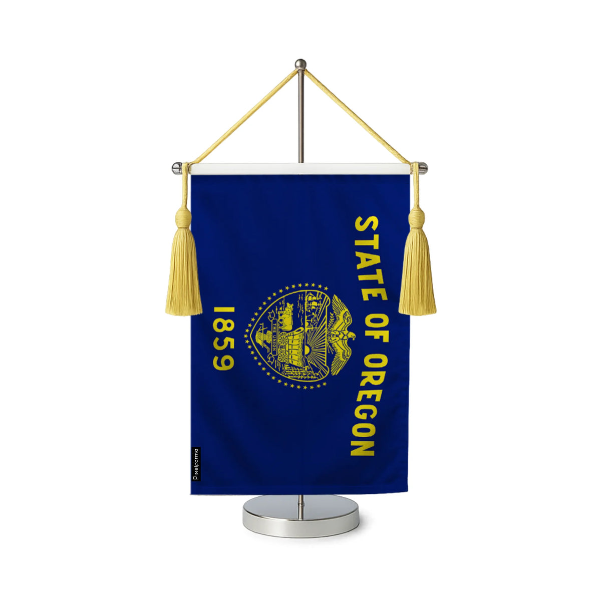 Fanion table drapeau oregon en polyester
