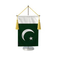 Fanion table drapeau pakistan en polyester