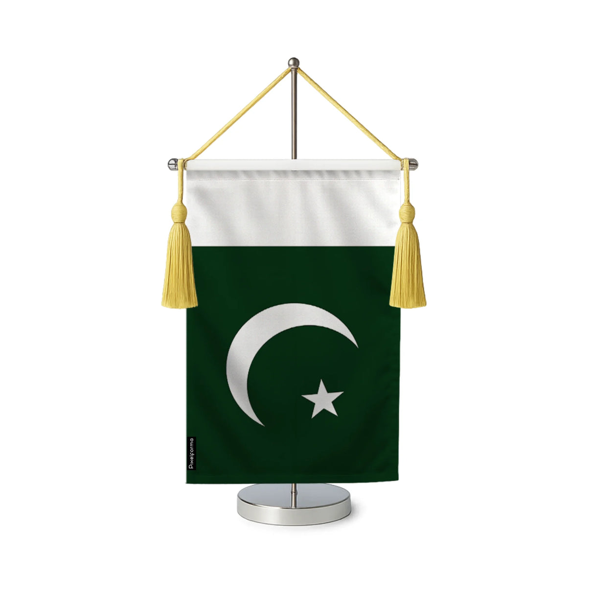 Fanion table drapeau pakistan en polyester