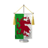 Fanion table drapeau pays de galles en polyester