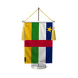 Fanion table drapeau république centrafricaine en polyester