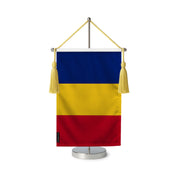 Fanion table drapeau roumanie en polyester