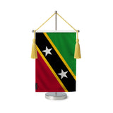 Fanion table drapeau saint-christophe-et-niévès en polyester