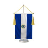Fanion table drapeau salvador en polyester