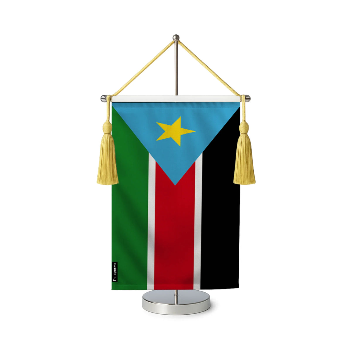 Fanion table drapeau soudan du sud en polyester