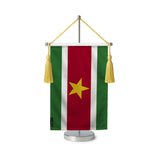 Fanion table drapeau suriname en polyester
