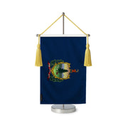 Fanion table drapeau vermont en polyester