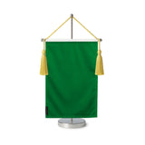Fanion table drapeau vert foncé en polyester