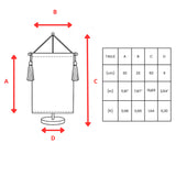 Fanion table drapeau washington en polyester