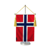 Fanion tableau drapeau norvège en polyester