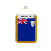 Fanion voiture anguilla en polyester à suspendre élégant