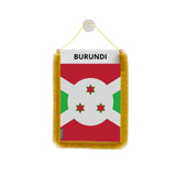 Fanion voiture burundi en polyester à suspendre élégant