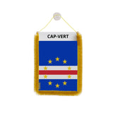 Fanion voiture cap-vert en polyester à suspendre élégant