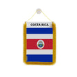 Fanion voiture costa rica en polyester à suspendre élégant