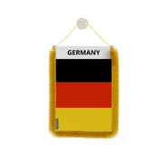 Fanion voiture drapeau allemagne polyester à suspendre