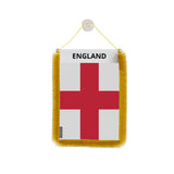 Fanion voiture drapeau angleterre à suspendre polyester