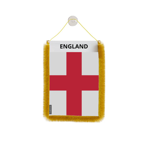 Fanion voiture drapeau angleterre à suspendre polyester