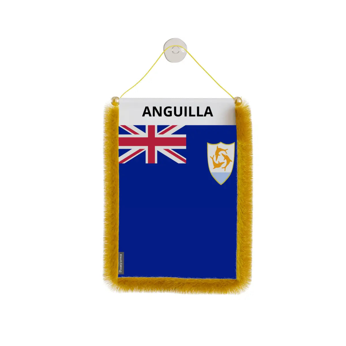 Fanion Voiture Drapeau Anguilla - Pixelforma 