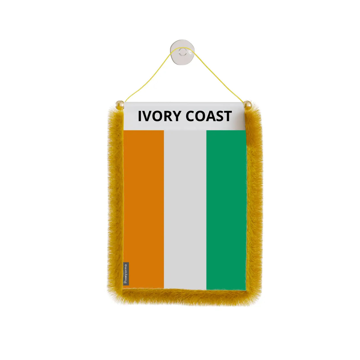 Fanion voiture drapeau côte d’ivoire - pixelforma