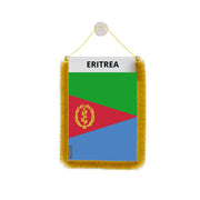 Fanion voiture drapeau érythrée polyester à suspendre