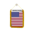 Fanion voiture drapeau états-unis polyester à suspendre