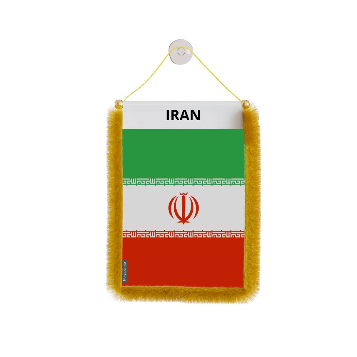 Fanion voiture drapeau iran - pixelforma
