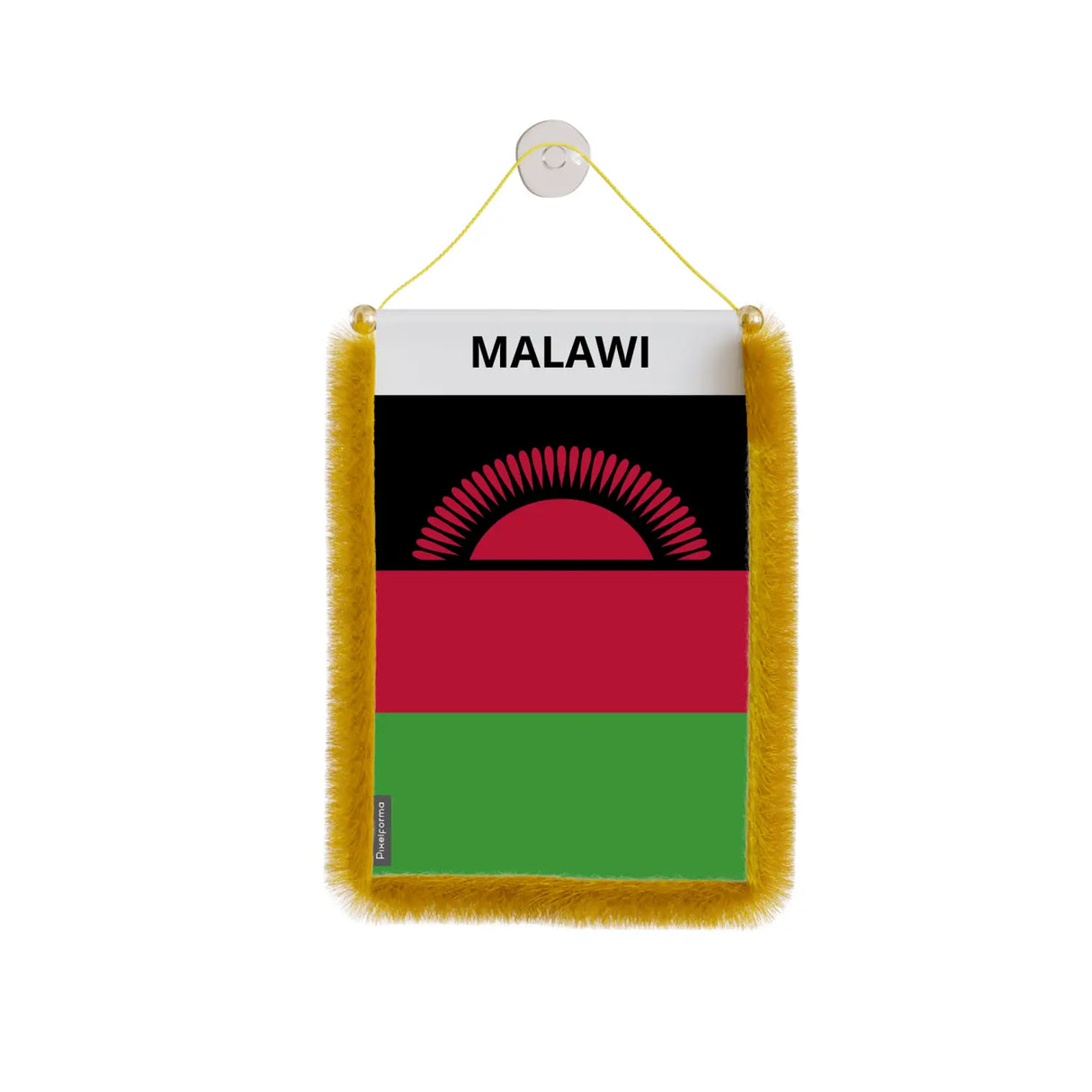 Fanion voiture drapeau malawi - pixelforma