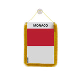 Fanion voiture drapeau monaco - pixelforma