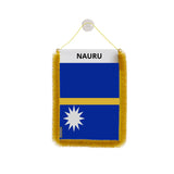 Fanion voiture drapeau nauru - pixelforma