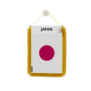 Fanion voiture japon en polyester à suspendre élégant
