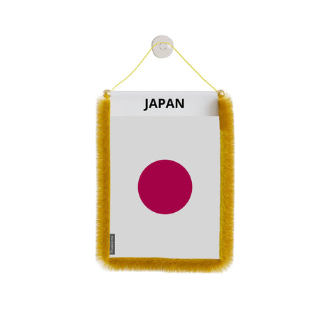 Fanion voiture japon en polyester à suspendre élégant