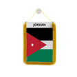 Fanion voiture jordanie en polyester à suspendre élégant