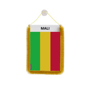 Fanion voiture mali en polyester à suspendre élégant