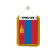 Fanion voiture mongolie en polyester à suspendre élégant