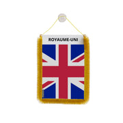 Fanion voiture royaume-uni polyester à suspendre élégant