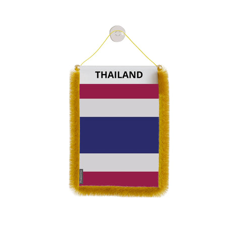 Fanion voiture thaïlande en polyester à suspendre élégant