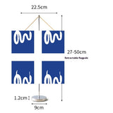 Fanion Table Drapeau Martinique en Polyester