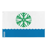 Flag Novodvinsk en plusieurs tailles 100 % polyester Imprimer avec Double ourlet - Pixelforma