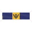 Grand drapeau barbade polyester résistant aux intempéries
