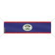 Grand drapeau belize polyester résistant usage extérieur