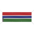 Grand drapeau gambie en polyester résistant aux intempéries