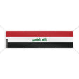 Grand drapeau irak en polyester résistant 10 œillets
