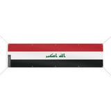 Grand drapeau irak en polyester résistant 10 œillets