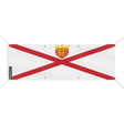 Grand drapeau jersey en polyester avec œillets résistants