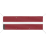 Grand drapeau lettonie polyester résistant aux intempéries