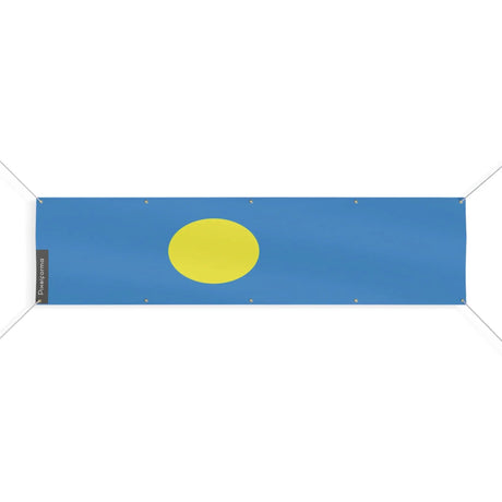 Grand drapeau palaos en polyester résistant aux intempéries